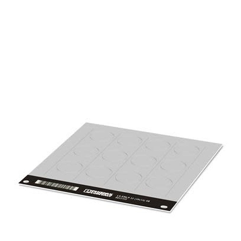 Phoenix Contact Panel Marking, 5 mm Length, 14 mm Height 0831729 Silver