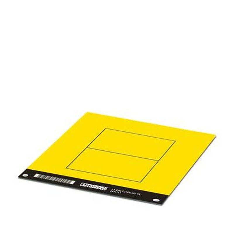 Phoenix Contact Panel Marking, 60 mm Length, 6 mm Height 0831753 Yellow