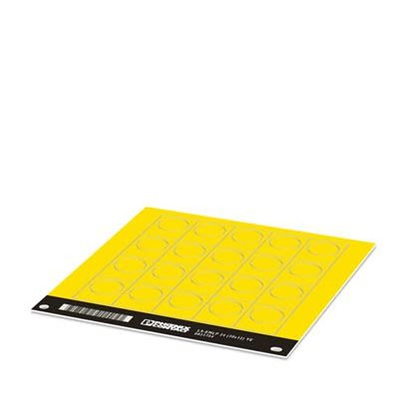 Phoenix Contact Panel Marking, 40 mm Length, 12 mm Height 0831754 Yellow