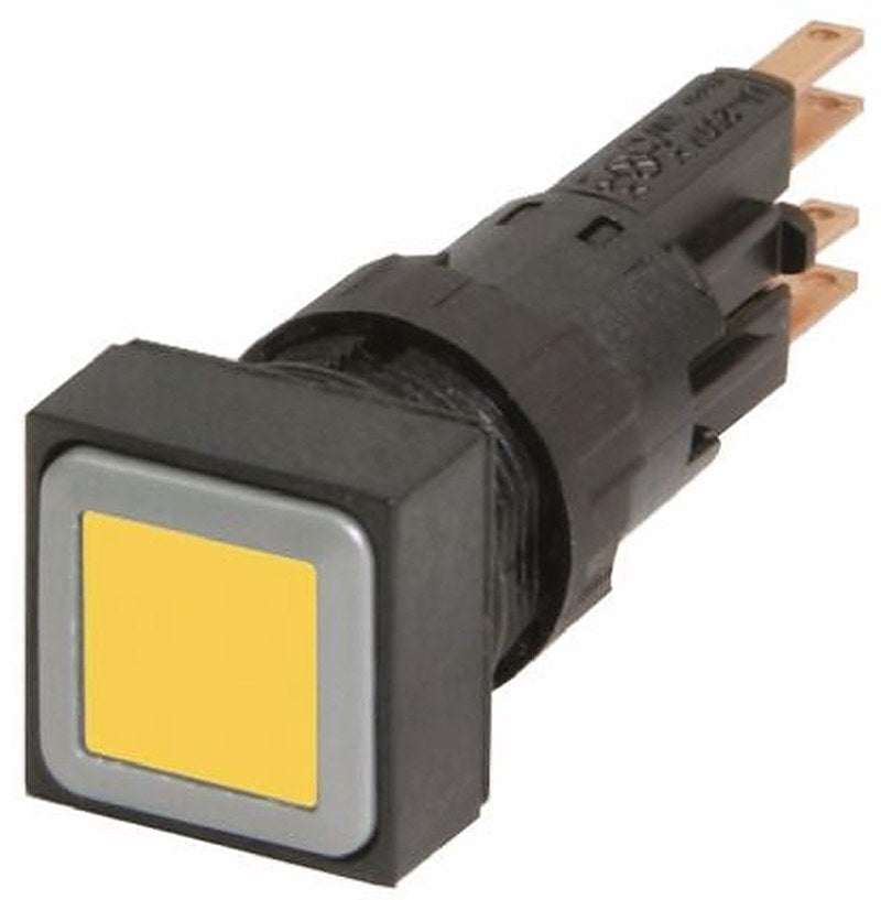 Eaton RMQ16 Series Yellow Momentary Push Button Switch, 16 mm Cutout, IP65