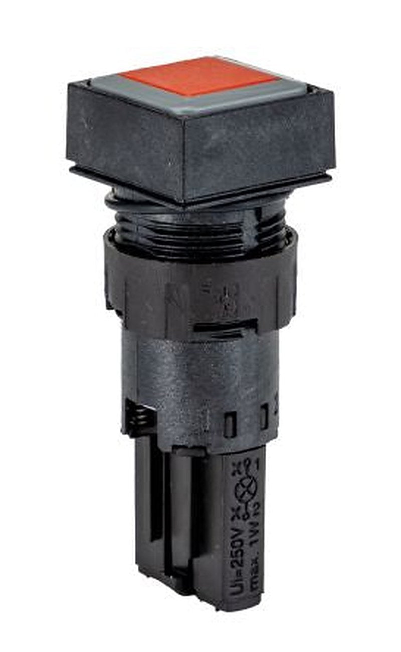 Eaton RMQ16 Series Red Momentary Push Button Switch, 16 mm Cutout, IP65