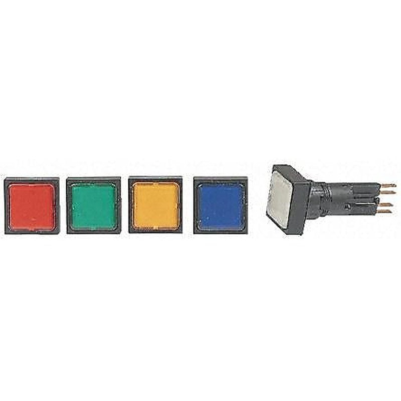 Eaton, RMQ16, Flush Green LED Pilot Light, 16 mm Cutout, IP65, Square, 24V