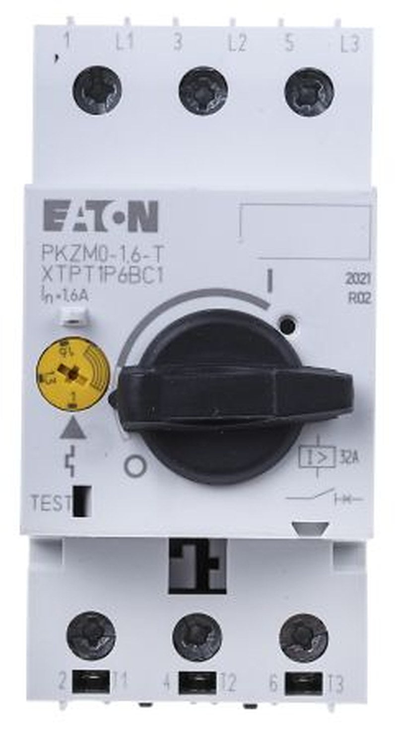Eaton 1A, 1.6 A PKZM 0 Motor Protection Circuit Breaker, 690V ac, 55 °C, -25 °C