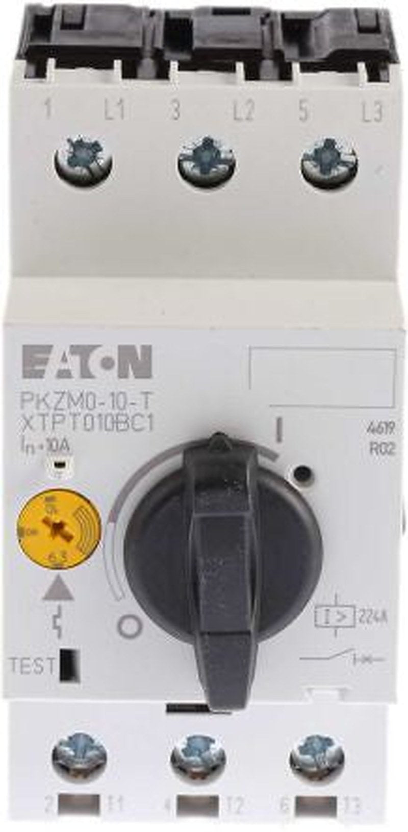 Eaton 10A, 6.3 A PKZM 0 Motor Protection Circuit Breaker, 690V ac, 55 °C, -25 °C