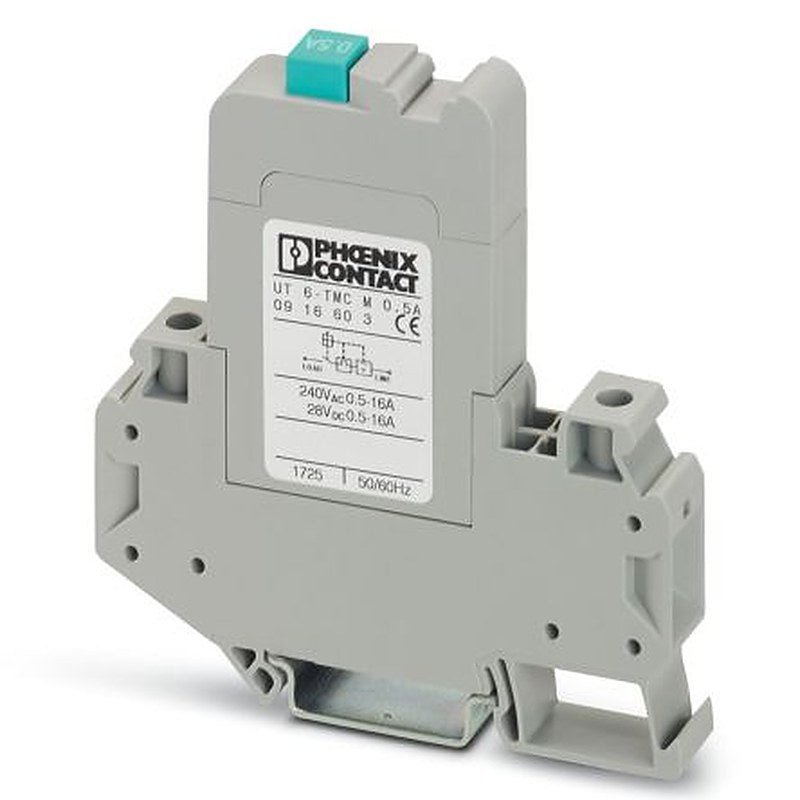 Phoenix Contact 500mA UT 6-TMC M 0.5A Motor Protection Circuit Breaker, 264V ac, 60 °C, -30 °C