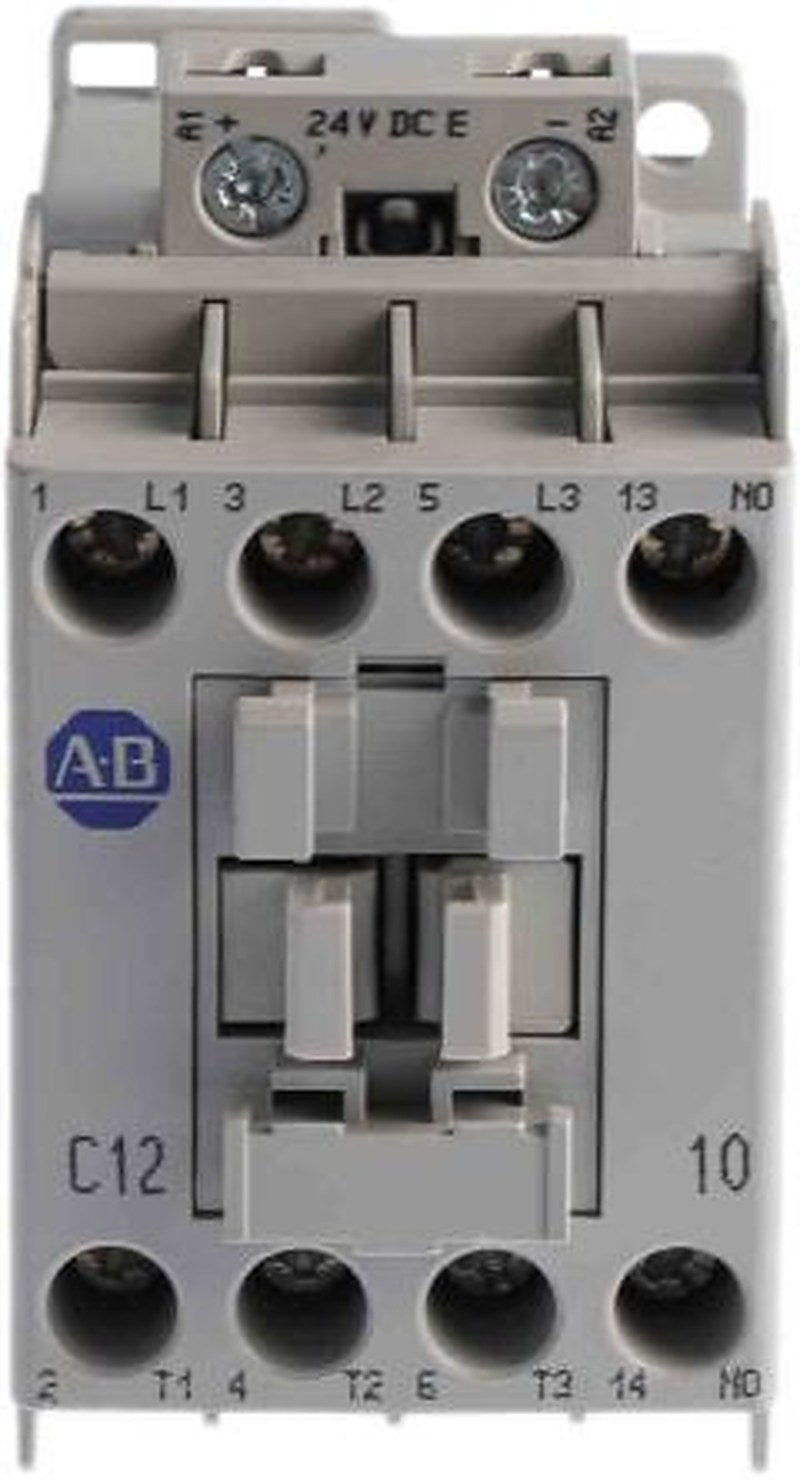 Allen Bradley 100C Contactor, 24V dc Coil, 3-Pole, 12 A, 5.5 kW 24V dc, 3 NO, 690V ac
