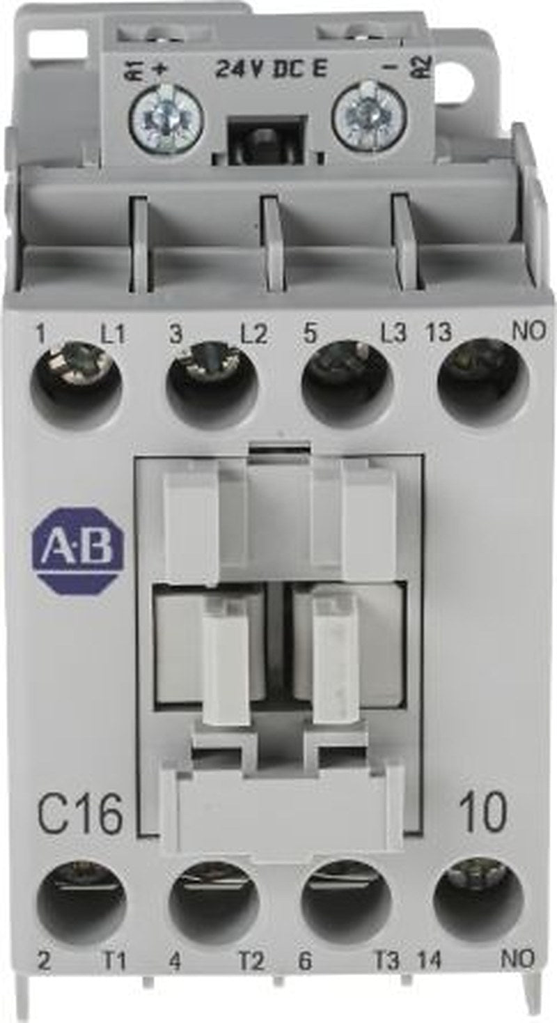 Allen Bradley 100C Contactor, 24V dc Coil, 3-Pole, 16 A, 7.5 kW 24V dc, 3 NO, 690V ac