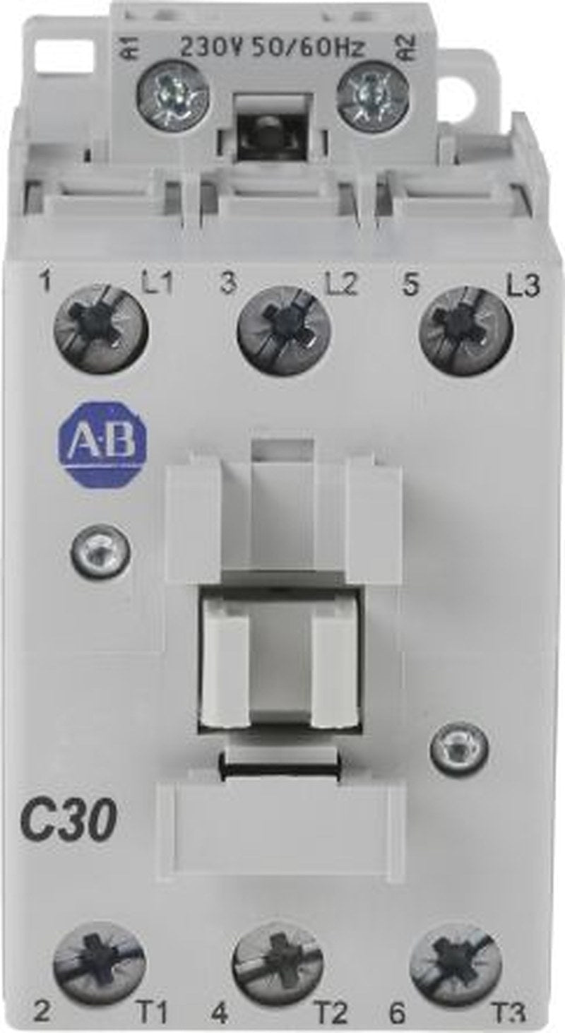 Allen Bradley 100C Contactor, 230V ac Coil, 3-Pole, 30 A, 15 kW 230V ac, 3 NO, 690V ac