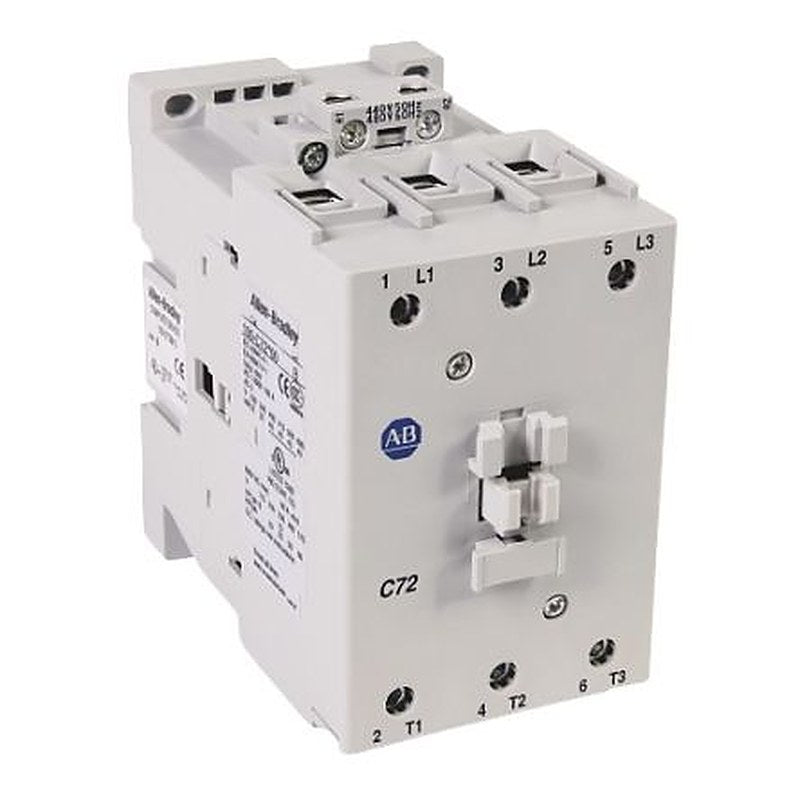 Allen Bradley 100C Contactor, 24V dc Coil, 3-Pole, 72 A, 40 kW 24V dc, 3 NO, 690V ac