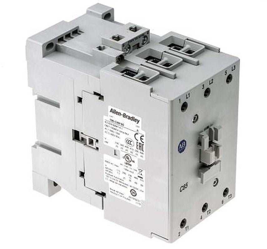 Allen Bradley 100C Contactor, 230V ac Coil, 3-Pole, 85 A, 45 kW 230V ac, 3 NO, 690V ac