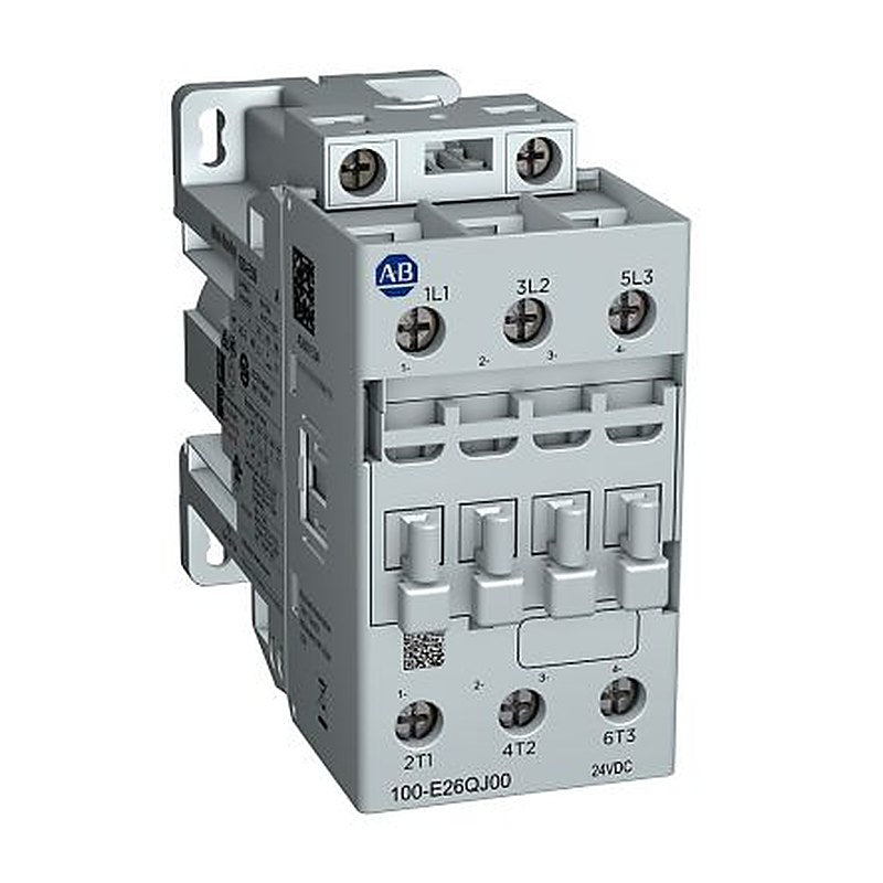 Allen Bradley 100-E Contactors Contactor, 24V dc Coil, 3-Pole, 32 A, 9 kW, 1 NC