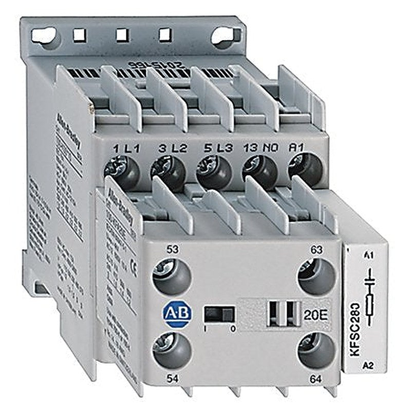 Miniature Contactor, Screw Type Terminals, 5A, System Control Voltage: 440V 50Hz/480V 60Hz, 3 N.O. / 1 N.C. Main Contacts, 1