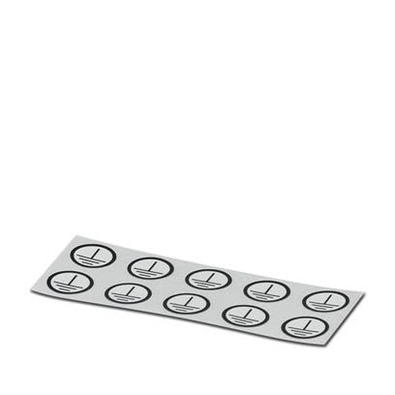 Phoenix Contact White Adhesive Label Sheet, Pack of 100 Per Pack