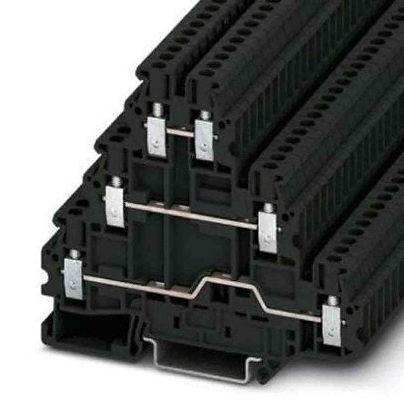 Phoenix Contact 1007631 UT Series Multi Level Terminal Block Black, 0.14mm², 4 mm², 3-Level, Screw