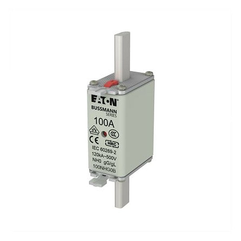 Eaton 100A NH Fuse 125 mm x 58 mm x 30 mm 500V ac