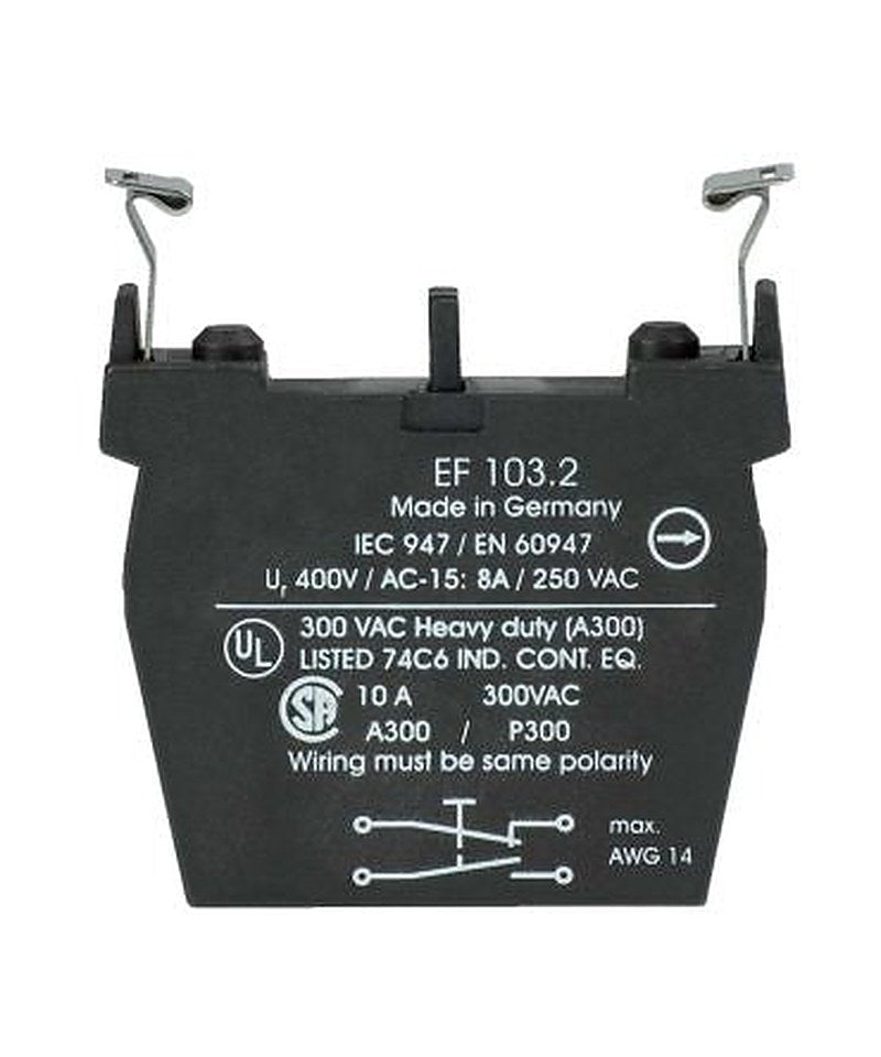 Schmersal EF103.1 Series Contact Block, 230V ac, 1 CO
