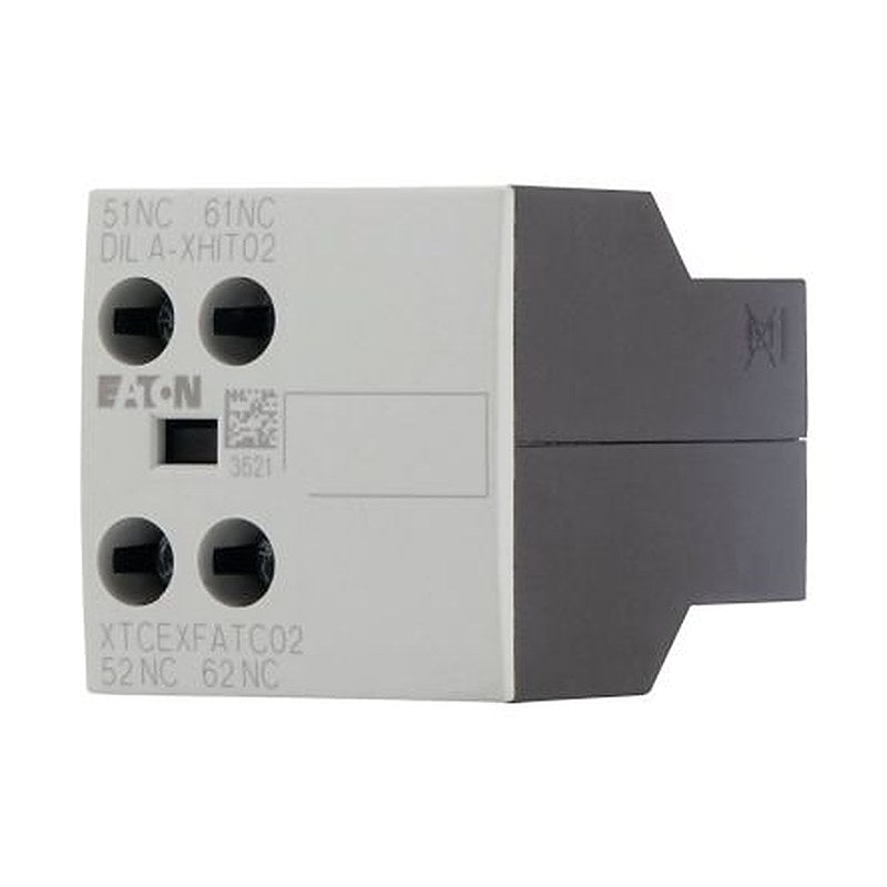 Eaton Auxiliary Contact, 2 Contact, 2 NC, Front, 10 A, 400V, 101041 DILA-XHIT02