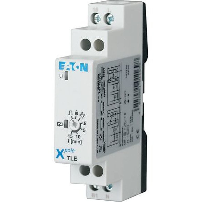 Eaton Eaton Distribution parts Series DIN Rail Timer Relay, 1-Contact, 230 V ac 230V ac, 720 to 30 s, SPST Switch