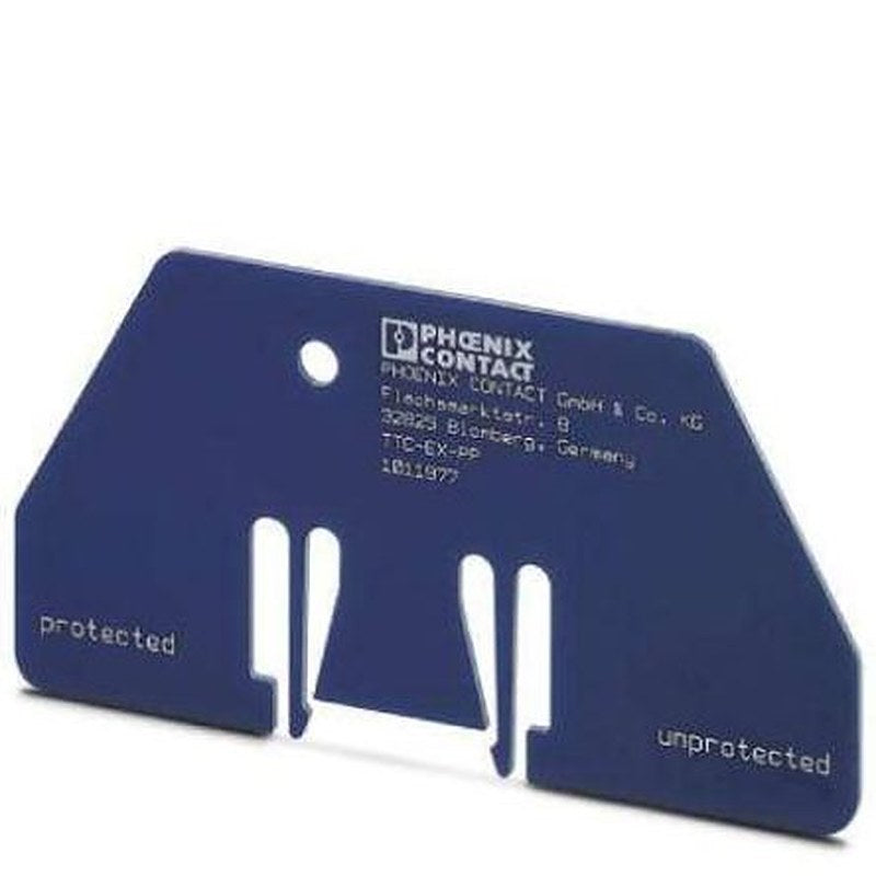 Phoenix Contact TTC-EX-PP Series Partition Plate for Use with NS-35/7, 5 DIN Rails