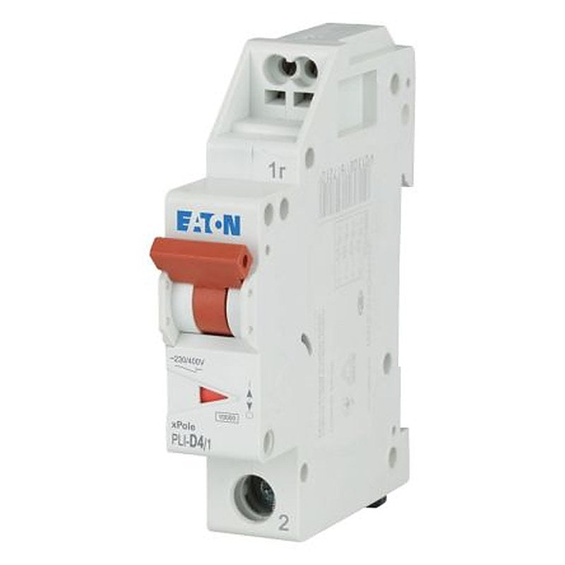 Eaton Eaton Moeller Miniature Circuit Breaker, 1-Pole, 4A, Type D, 230V ac AC, 10 kA Breaking Capacity