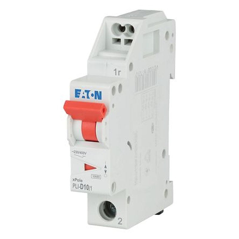 Eaton Eaton Moeller Miniature Circuit Breaker, 1-Pole, 10A, Type D, 230V ac AC, 10 kA Breaking Capacity