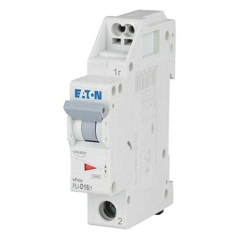 Eaton Eaton Moeller Miniature Circuit Breaker, 1-Pole, 16A, Type D, 230V ac AC, 10 kA Breaking Capacity