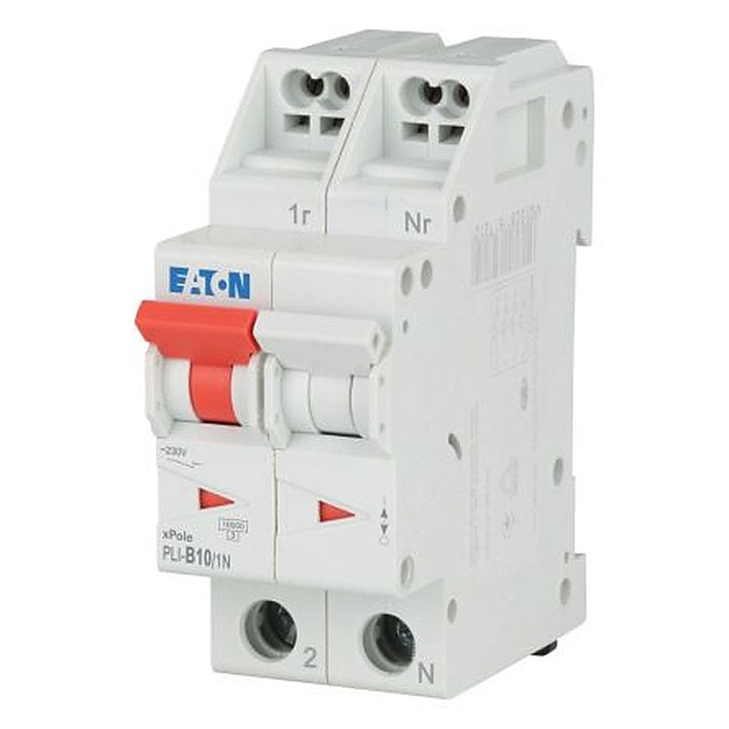 Eaton Eaton Moeller Miniature Circuit Breaker, 1-Pole, 10A, Type B, 230V ac AC, 48 V dc DC, 10 kA Breaking Capacity