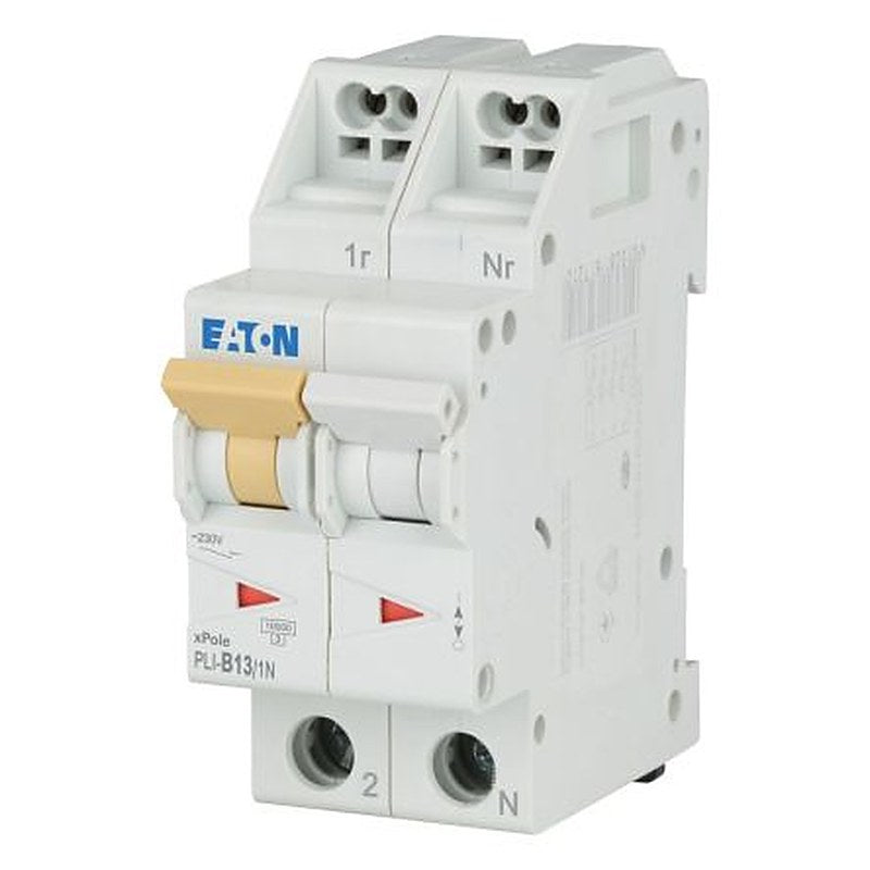 Eaton Eaton Moeller Miniature Circuit Breaker, 1-Pole, 13A, Type B, 230V ac AC, 10 kA Breaking Capacity