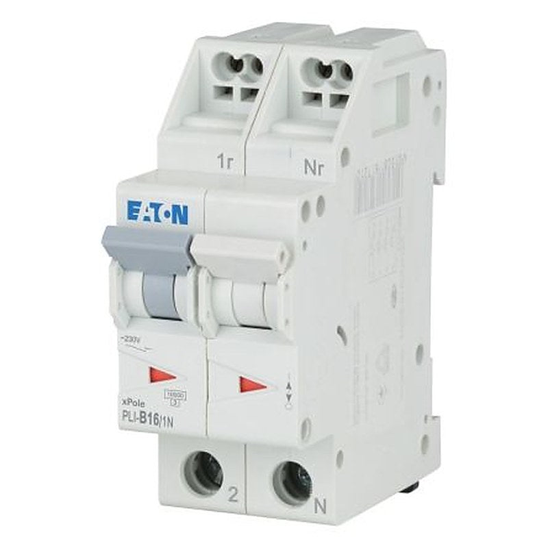 Eaton Eaton Moeller Miniature Circuit Breaker, 1-Pole, 16A, Type B, 230V ac AC, 10 kA Breaking Capacity