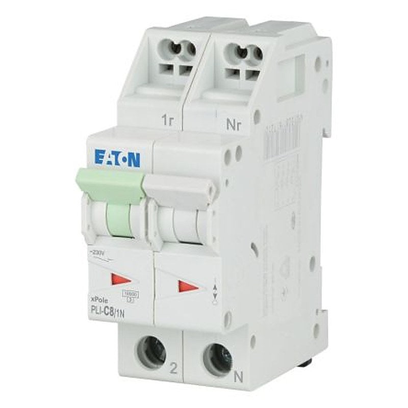 Eaton Eaton Moeller Miniature Circuit Breaker, 1-Pole, 8A, Type C, 230V ac AC, 48 V dc DC, 10 kA Breaking Capacity