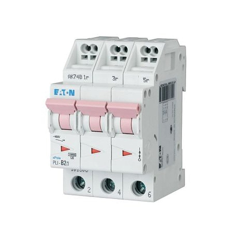 Eaton Eaton Moeller Miniature Circuit Breaker, 3-Pole, 2A, Type C, 400V ac AC, 10 kA Breaking Capacity