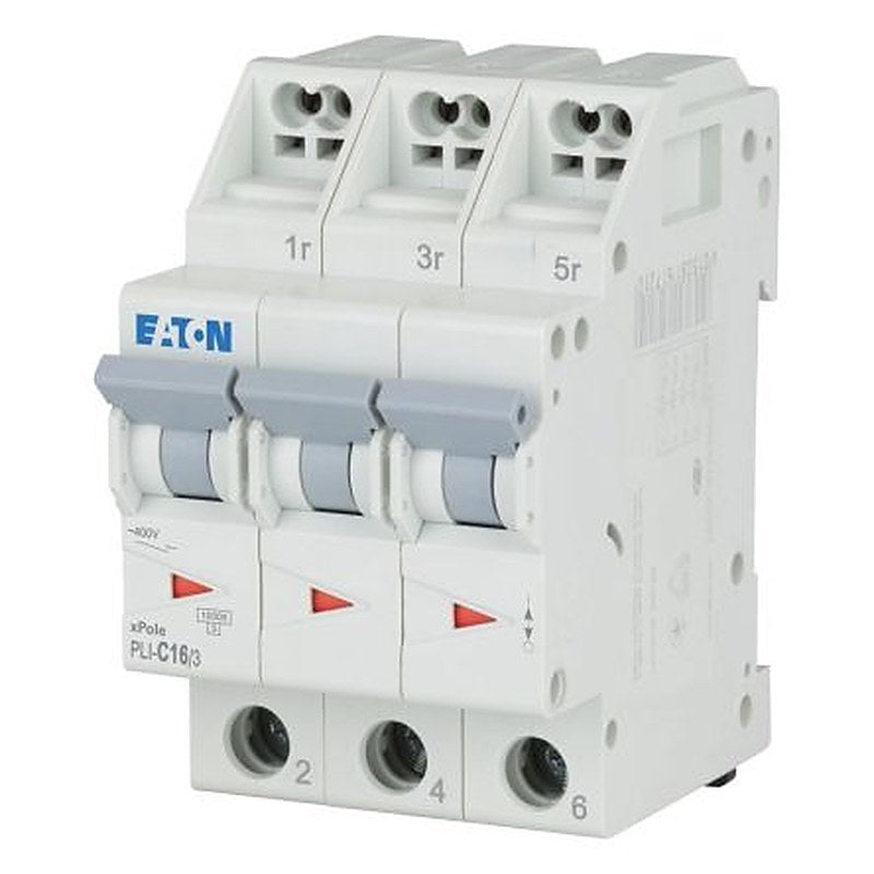 Eaton Eaton Moeller Miniature Circuit Breaker, 3-Pole, 16A, Type C, 400V ac AC, 48 V dc DC, 10 kA Breaking Capacity