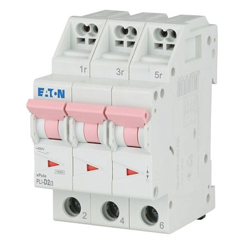 Eaton xPole Eaton Moeller Miniature Circuit Breaker, 3-Pole, 2A, Type D, 400V ac AC, 10 kA Breaking Capacity