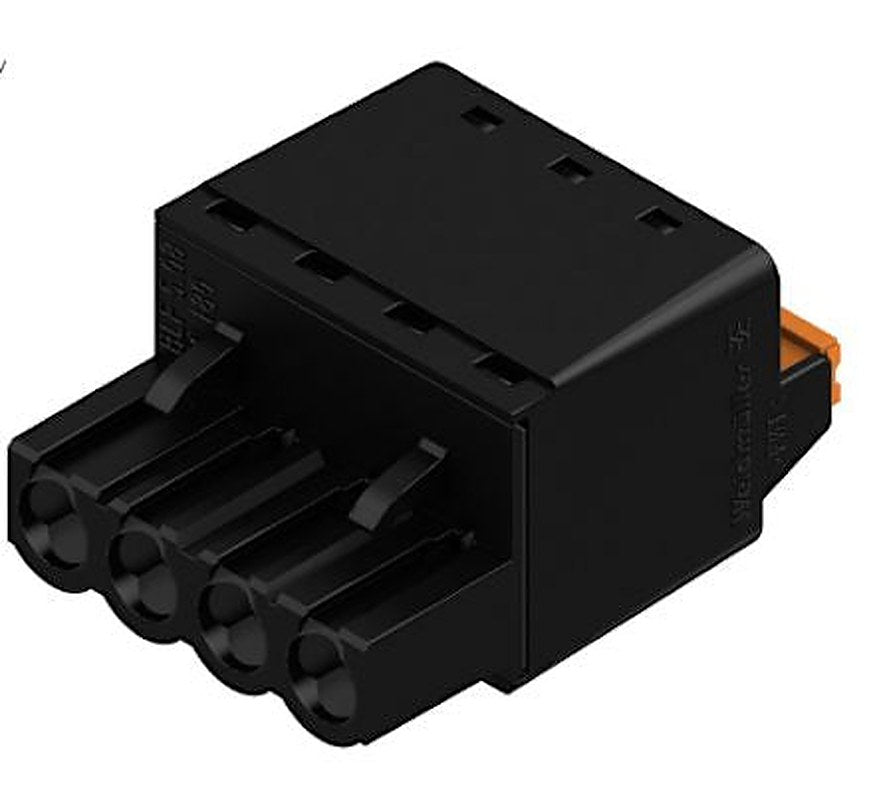 Weidmüller BL 5.08 Series Pluggable Terminal Block, 4-Contact, 5.08 mm Pitch, 1 Row