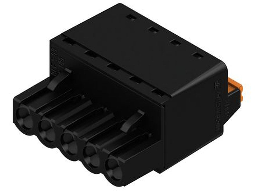 Weidmüller BL 5.08 Series Pluggable Terminal Block, 5-Contact, 5.08 mm Pitch, 1 Row, 1013460000
