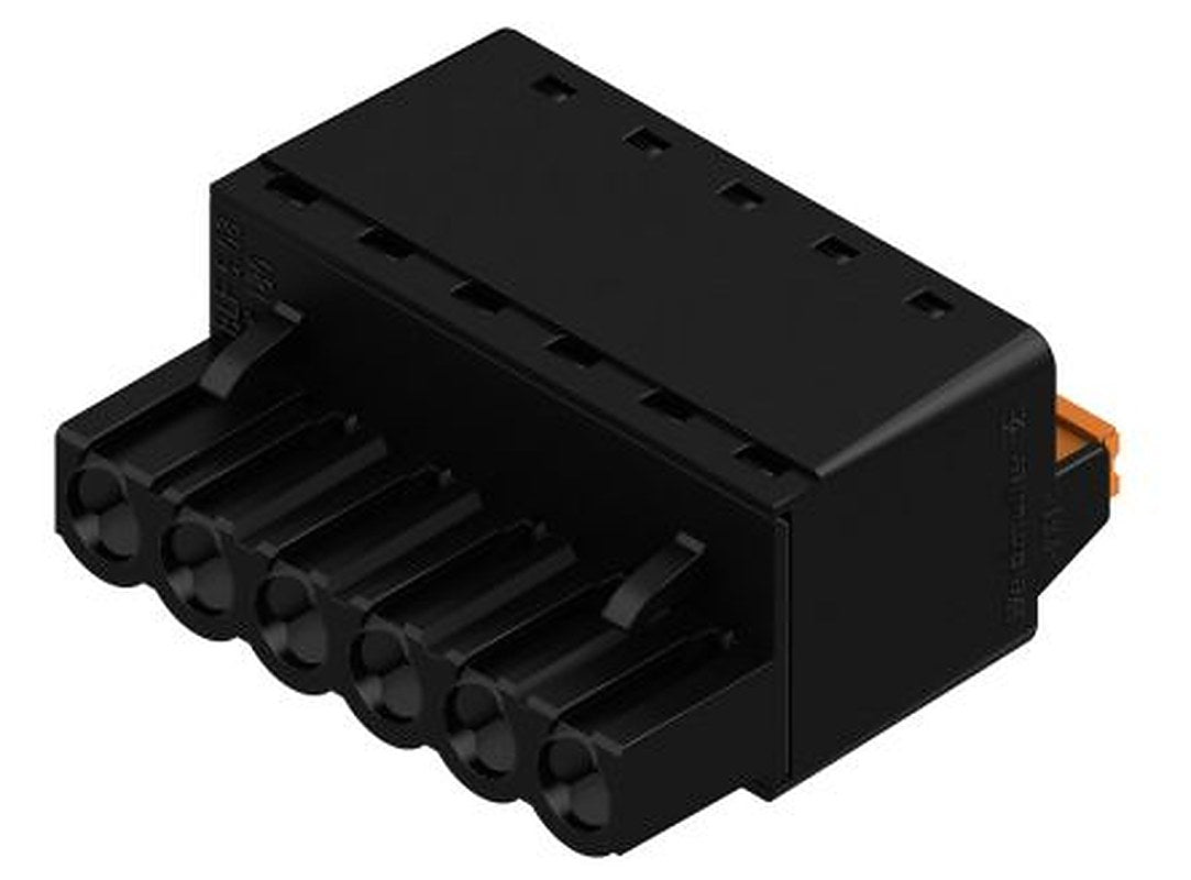 Weidmüller BL 5.08 Series Pluggable Terminal Block, 6-Contact, 5.08 mm Pitch, 1 Row, 1013470000