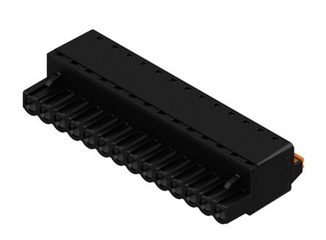 Weidmüller BLF 5.08 Series Pluggable Terminal Block, 14-Contact, 5.08 mm Pitch, 1 Row