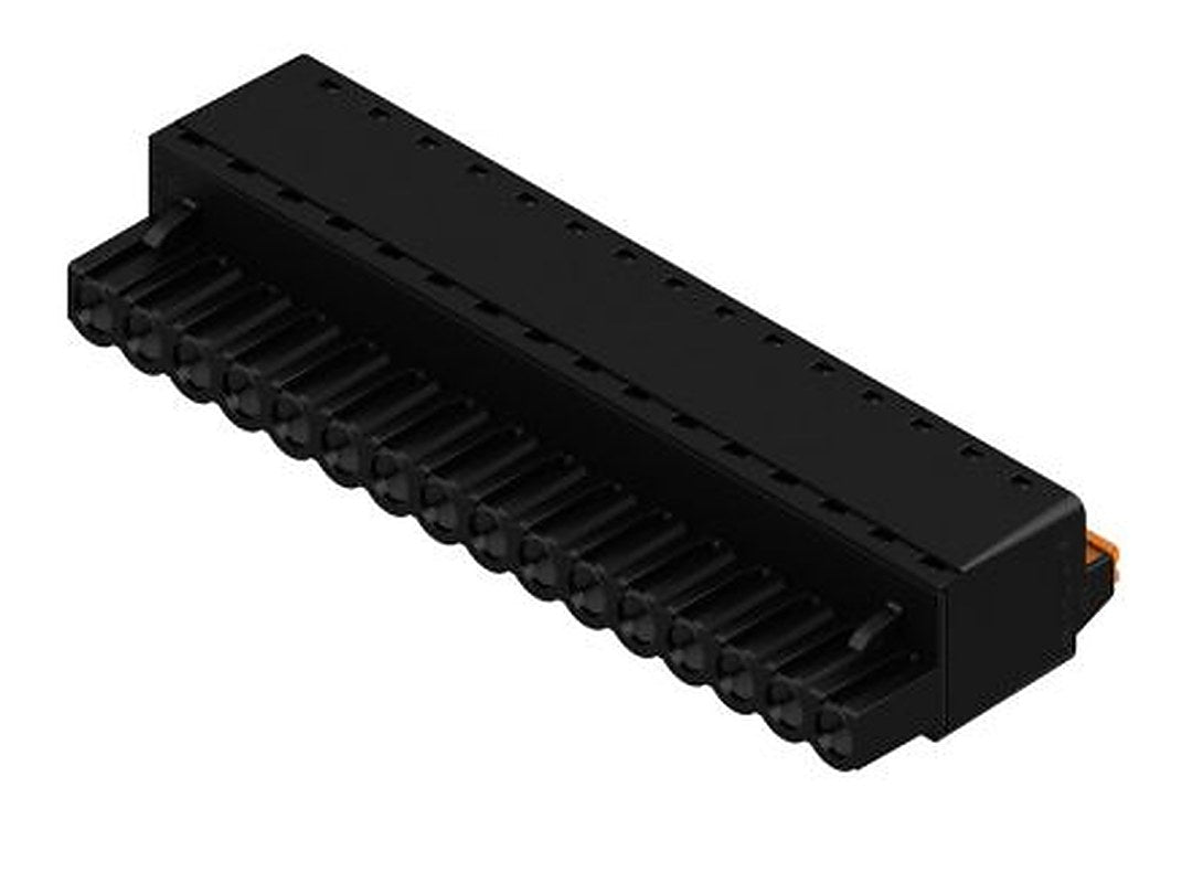 Weidmüller BLF 5.08 Series Pluggable Terminal Block, 16-Contact, 5.08 mm Pitch, 1 Row