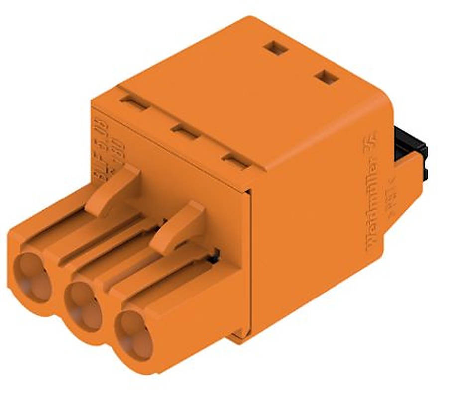 Weidmüller BL 5.08 Series Pluggable Terminal Block, 3-Contact, 5.08 mm Pitch, 1 Row, 1013690000