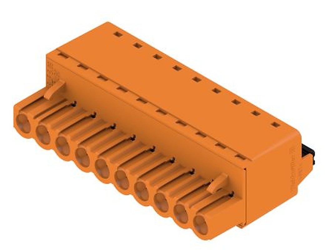 Weidmüller BL Series Pluggable Terminal Block, 10-Contact, 5.08 mm Pitch, 1 Row