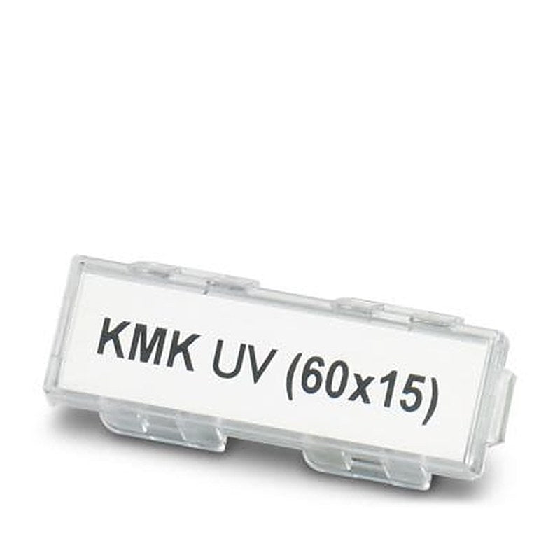 Phoenix Contact KMK UV Cable Marker Carrier, Clear, 1014108 Flammability rating according to UL, HB