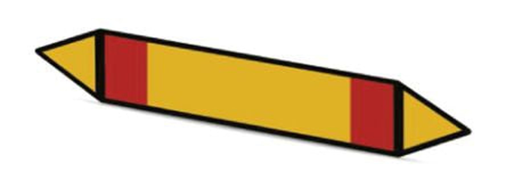 Phoenix Contact Panel Marker, 26 mm Length, 26 mm Height 1014235 Red, Yellow