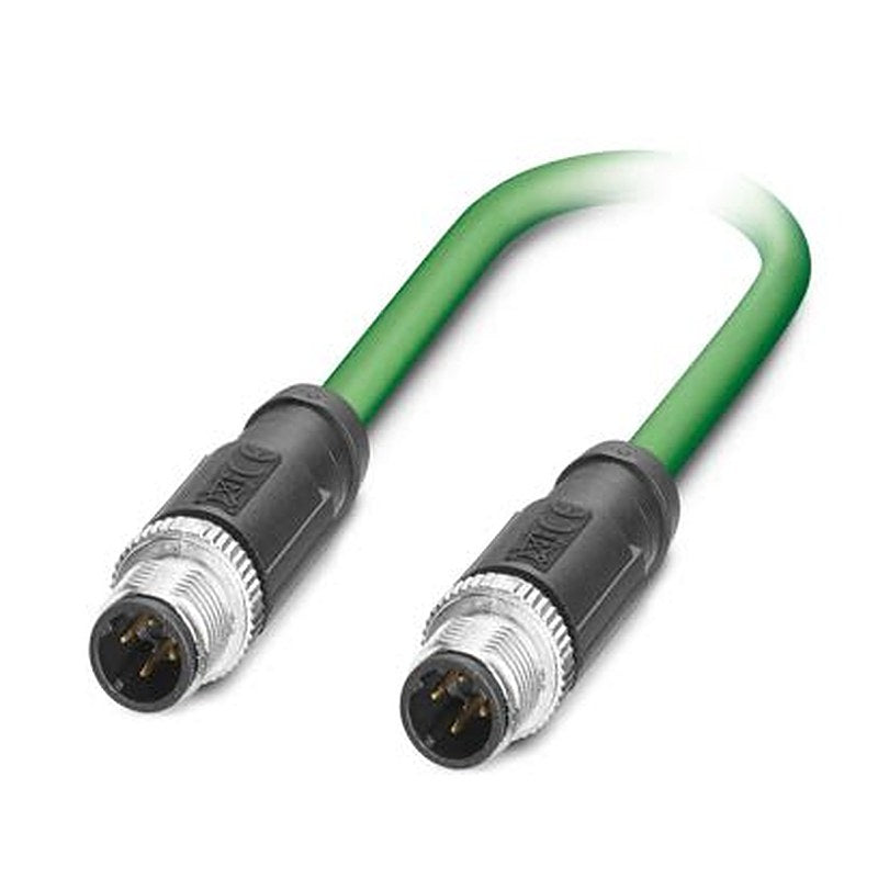 Phoenix Contact M12, 50 m Ethernet Cable, Green Screened Polyvinyl Chloride Sheath