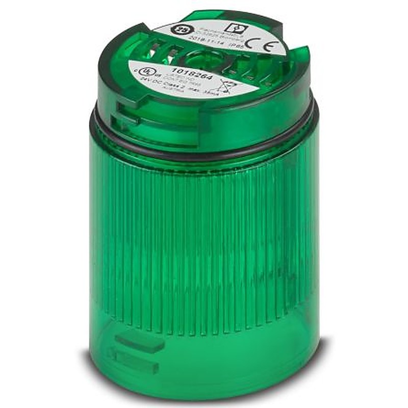 Phoenix Contact PSD Series Green Flashing Light Element, LED Bulb 24V, DC, IP65