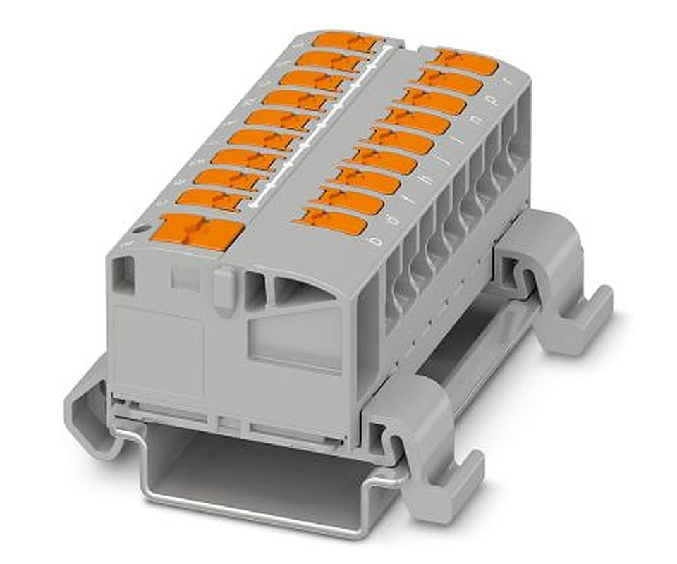 Phoenix Contact Distribution Block, 19 Way, 690V, 24A, Grey