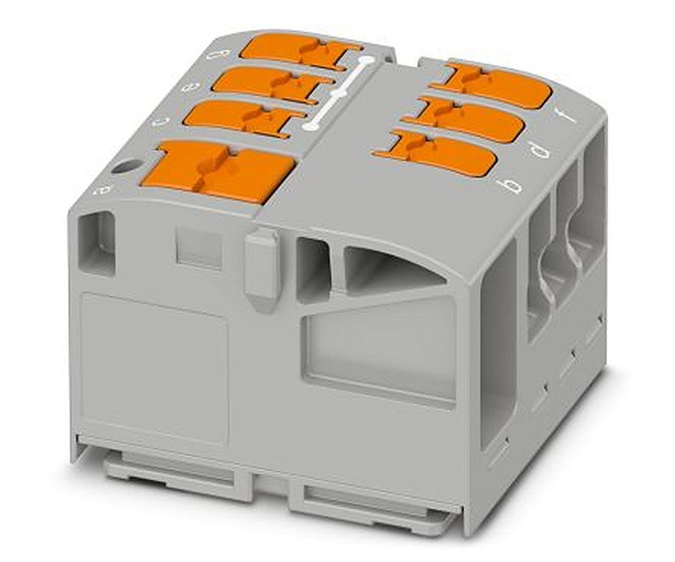 Phoenix Contact Distribution Block, 7 Way, 450V, 24A, Grey