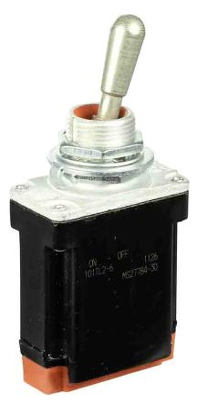 Honeywell Toggle Switch, Bushing Mount, On-Off, SPST, Wire Terminal, 28 V dc, 125 V ac