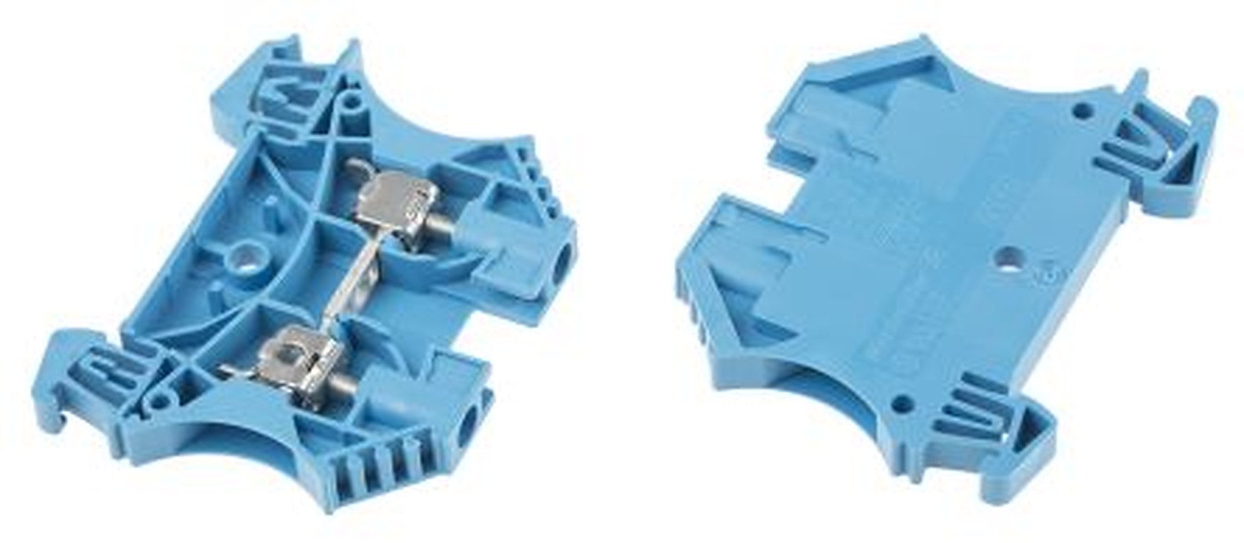 Weidmüller 1020180000 WDU Series Feed Through Terminal Block Blue, 4mm², 1-Level, Screw, ATEX