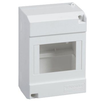 Micro Pragma surface enclosure - IP30 - 1x4modules - reversible transparent door (Micro Pragma surface enclosure) is a Schneider Electric product. Designed for reliable performance and long service life. Available across Iraq — contact us for pricing and delivery options.