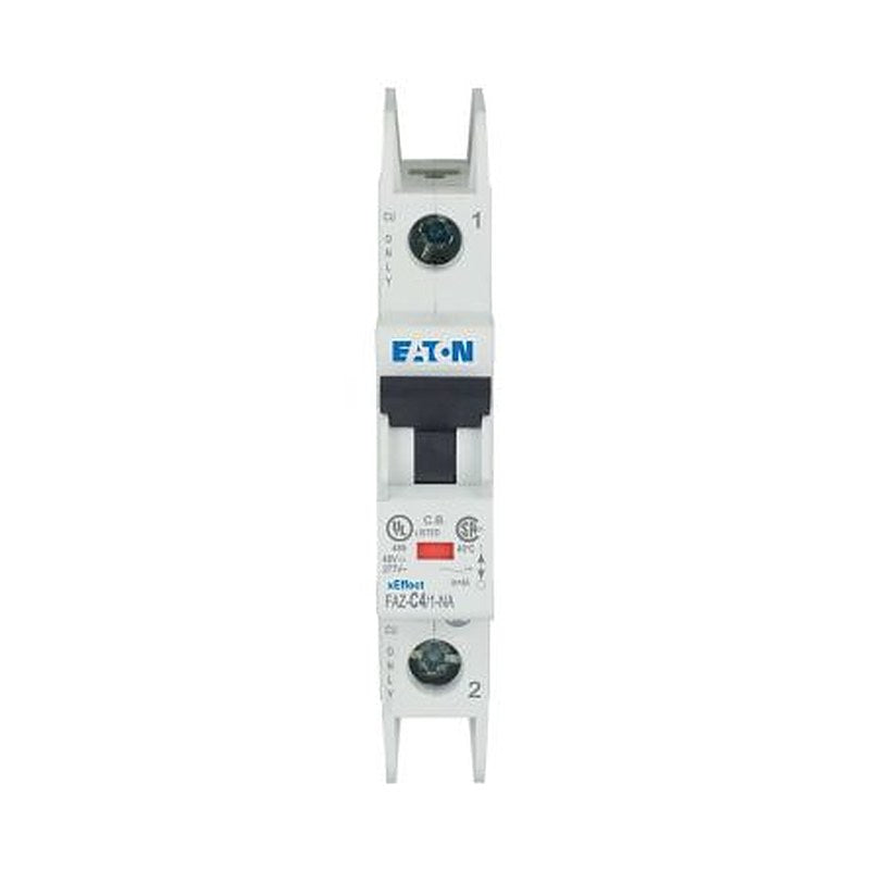 Eaton xEffect FAZ Miniature Circuit Breaker, 1-Pole, 4A, Type C, 415V ac AC, 48 V dc DC, 10 kA Breaking Capacity